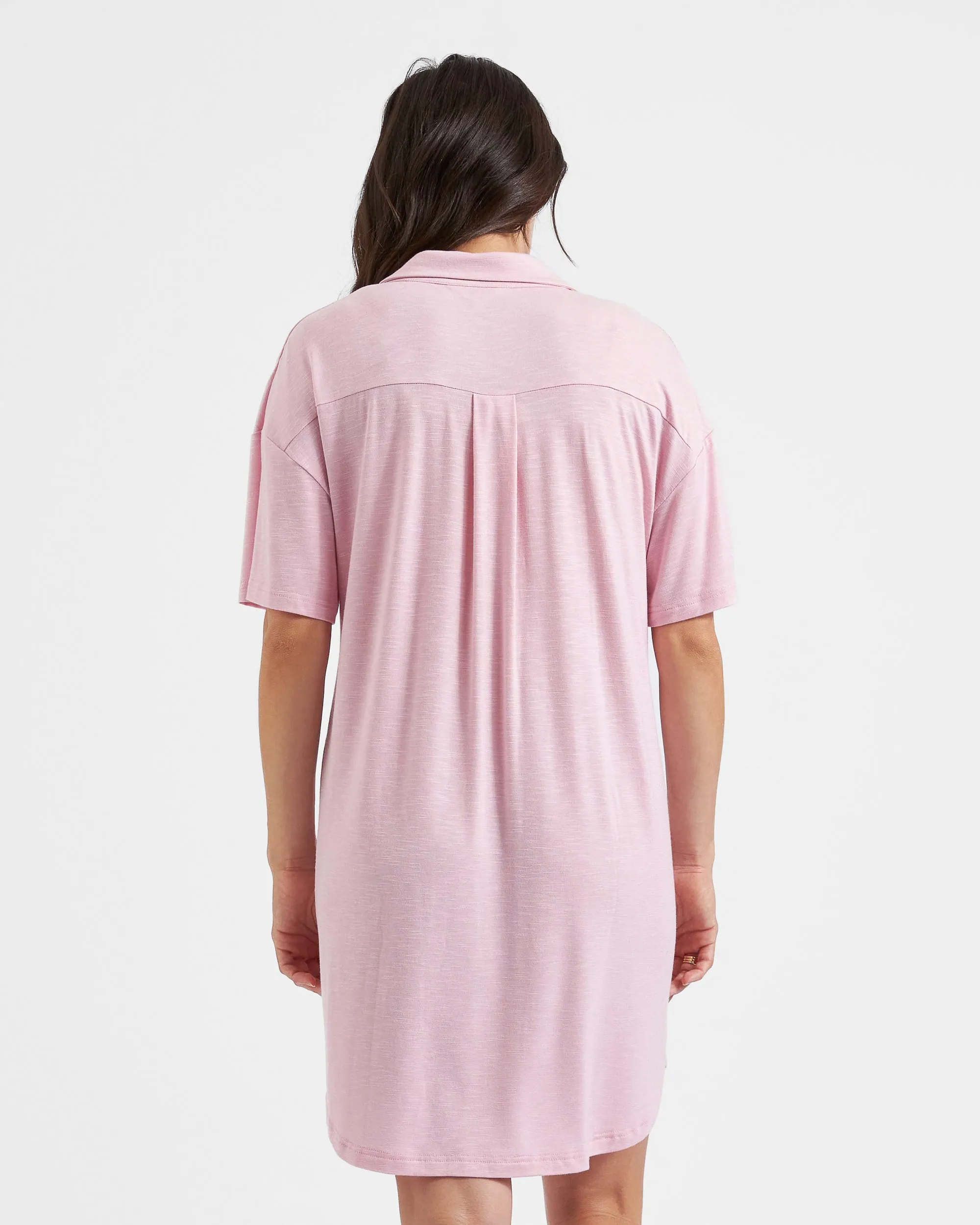 Dreamy Night Shirt Dusty Pink cozy blanket Pleated Skirt