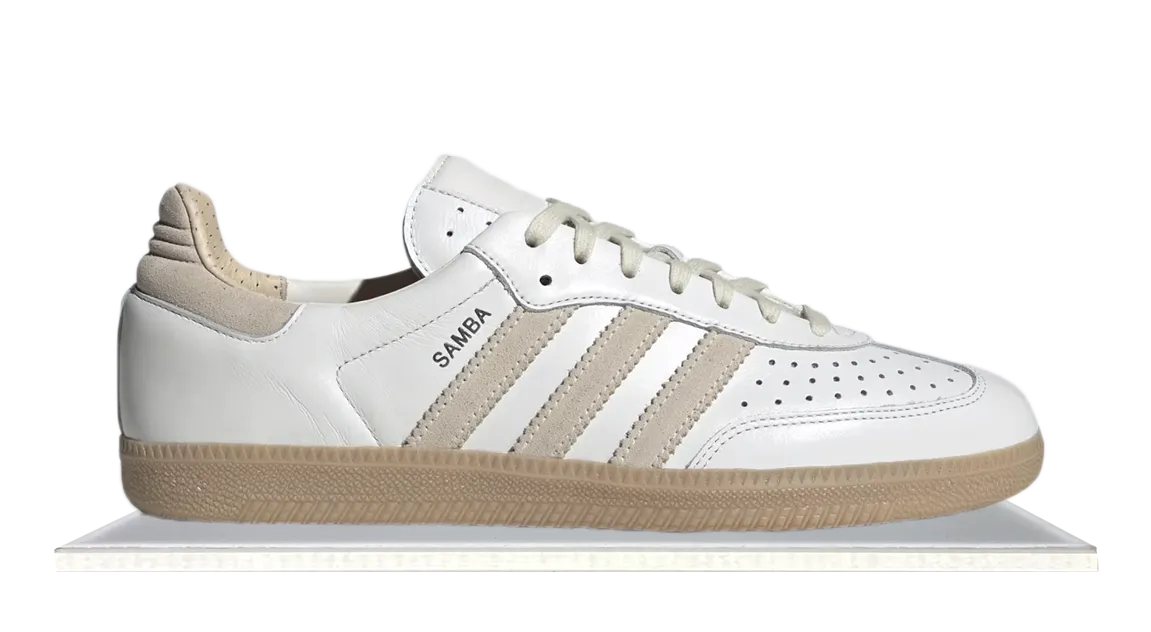Adidas Samba White Gum Magic Beige Campus Life Race Walk