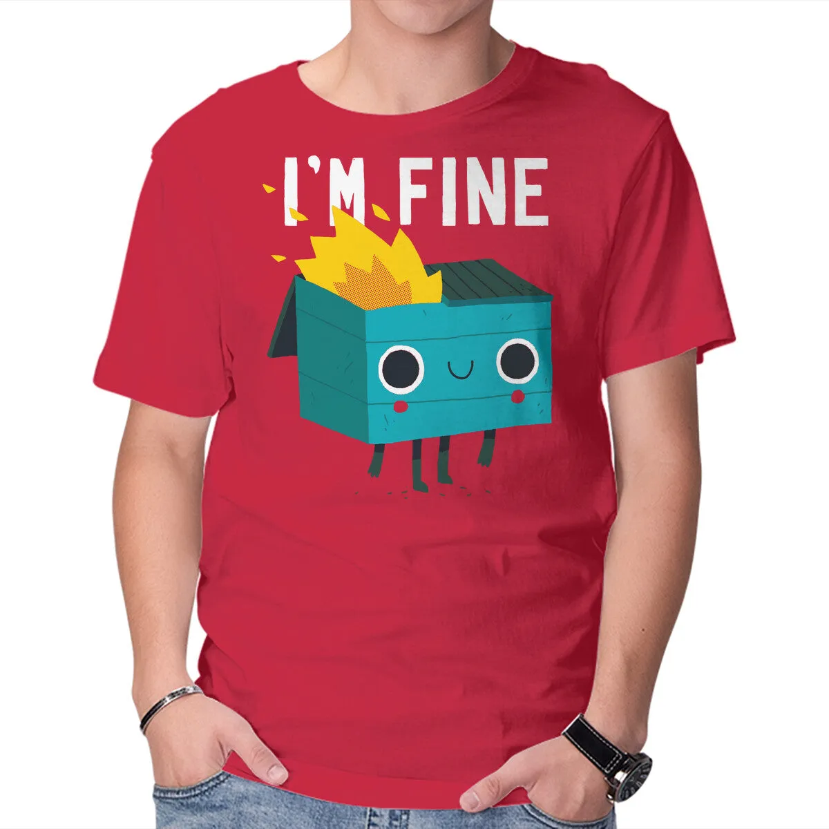 Dumpster Is Fine Soft Cotton Feel Comfortable fit