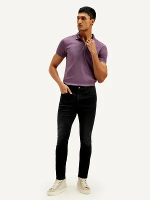 Anti Static Treatment Men's 512 Black Slim Tapered Fit Mid Rise Jeans