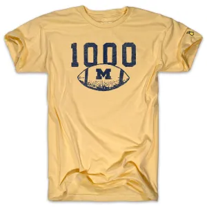 Retro nostalgia UofM - FOOTBALL 1000 WINS (UNISEX)