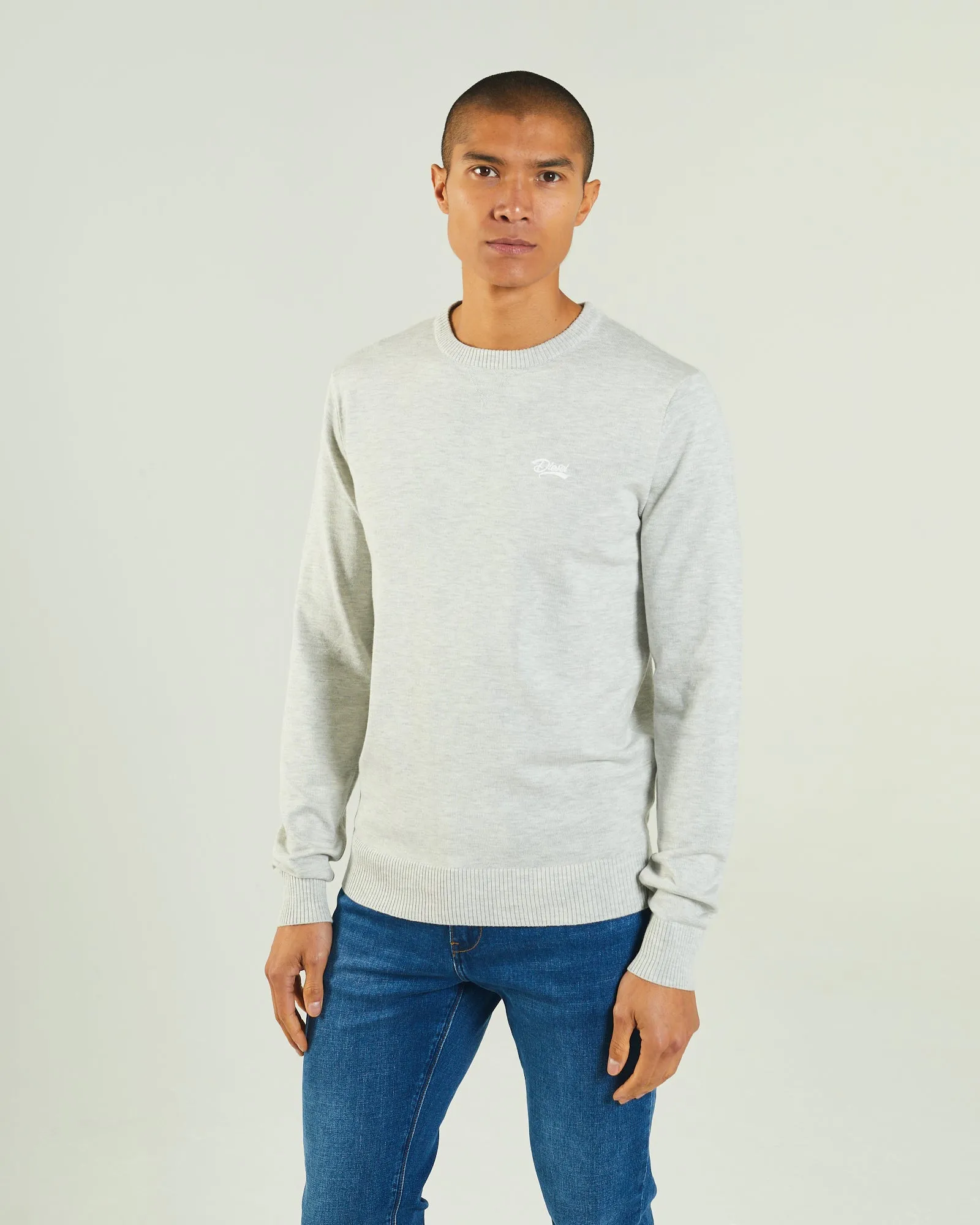 MultiDirectional Stretch Dylan Round Neck Blizzard Marl