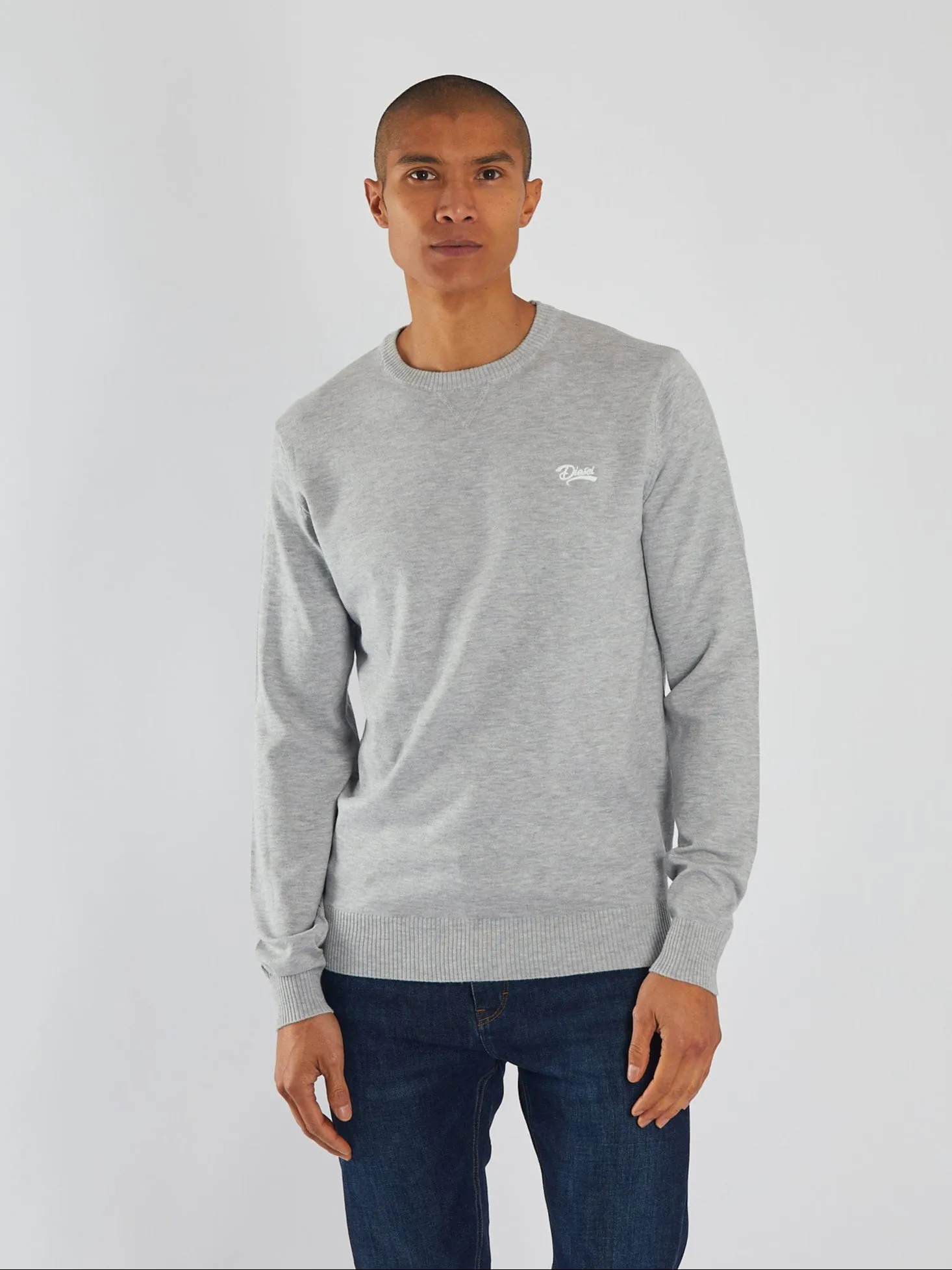 AntiSnag Surface Layer Comfort Dylan Round Neck New Grey Marl