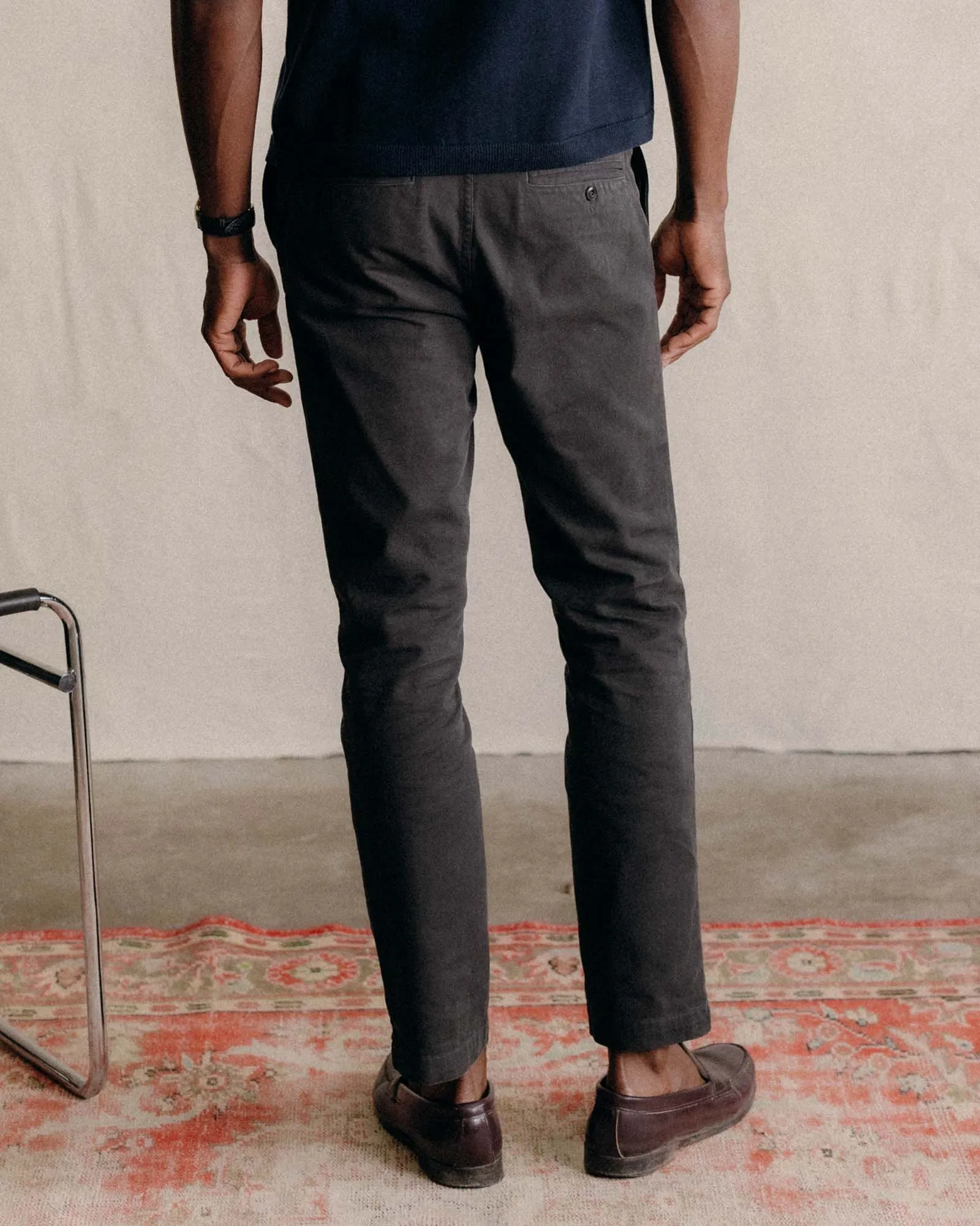 The Democratic Foundation Pant in Organic Faded Black Versatile Look Seamless Waist Technology