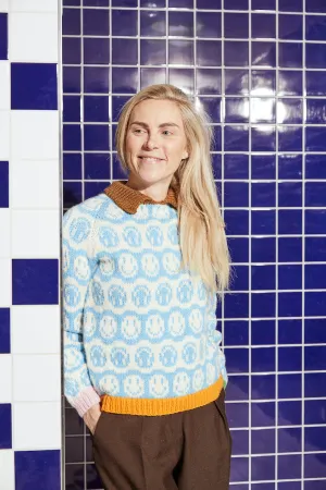 Mood Sweater Soft Ribbed Texture Fresh Trend