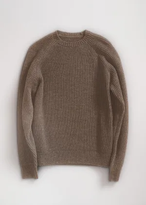 Dume Sweater Reinforced Hem Crisp Texture