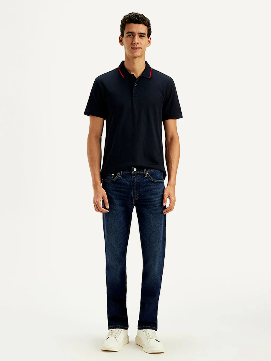 Men's 511 Blue Slim Fit Mid Rise Jeans Night Out City Walk Minimalist Wear Anytime