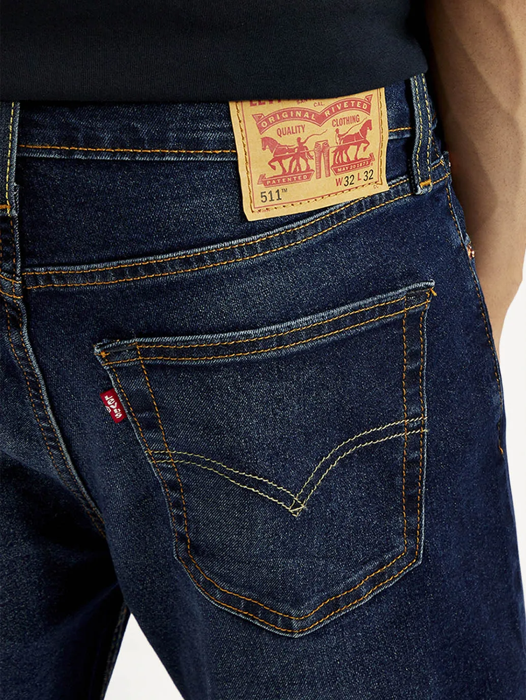 Weekend Warrior Creative Look Modern Men's 511 Blue Slim Fit Mid Rise Jeans