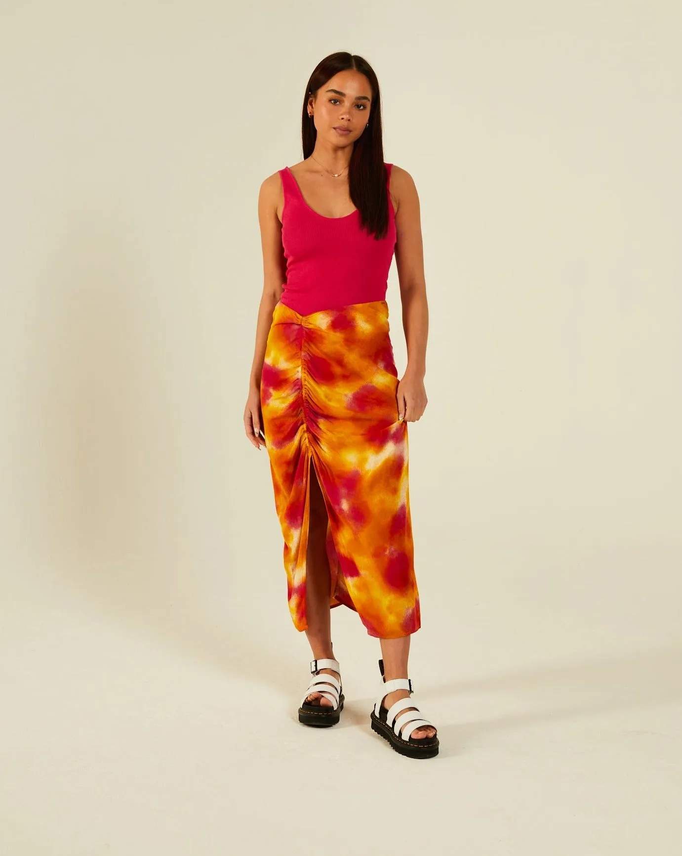 Mid layer Eavan Knit Pink Yarrow