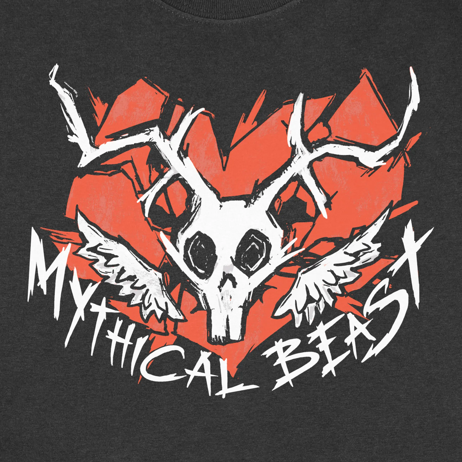 Mythical Beast Emo Tee Roomy Waistband Quick Dry Material