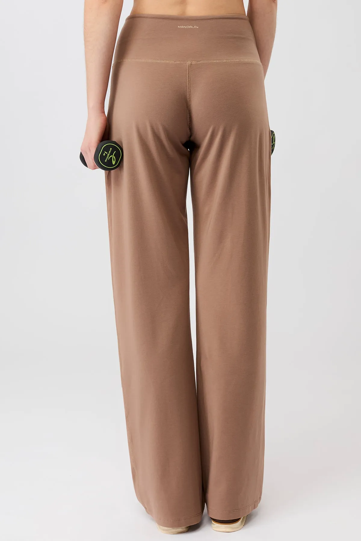 Wide Leg Pants - Espresso Breathable Motion Relaxed Look