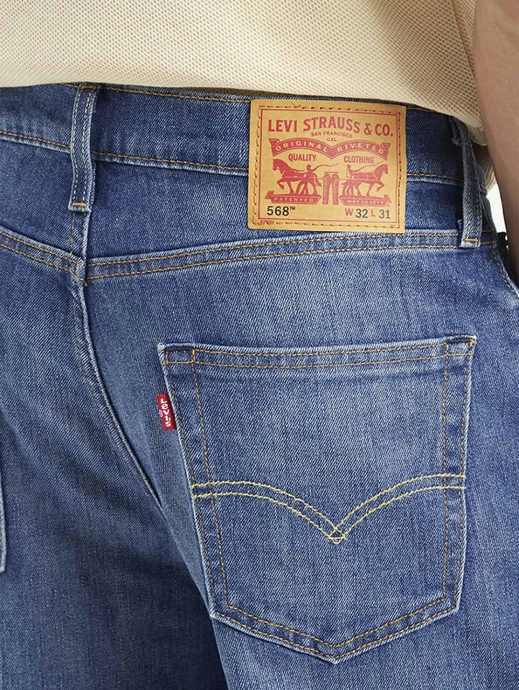 Chill Style Morning Stroll Evening Stroll Trend Setter Men's 568 Blue Loose Fit Mid Rise Jeans