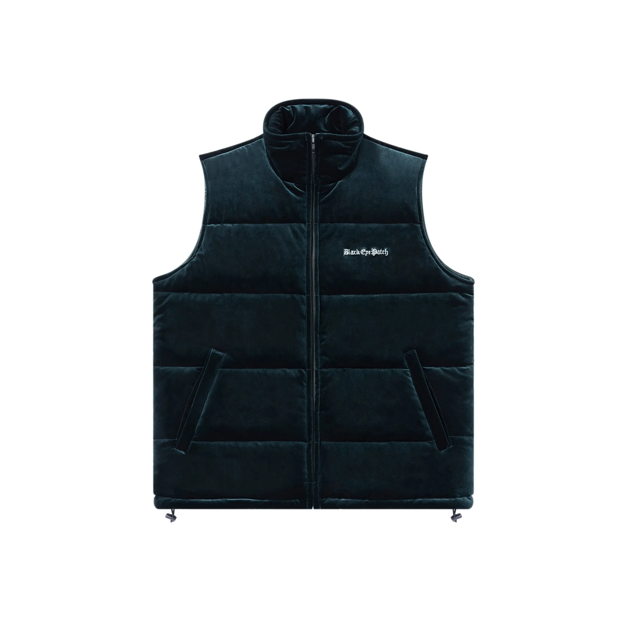 Rugged Comfort OE LOGO PUFFER VEST D.GREEN