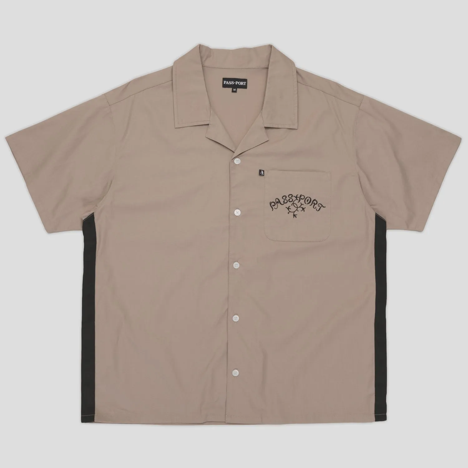 Pass~Port Arthur Leagues Shirt - Stone Minimalist Aesthetic Pastel Shade