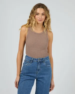 Moisture Management Technology Ella Tank Brown