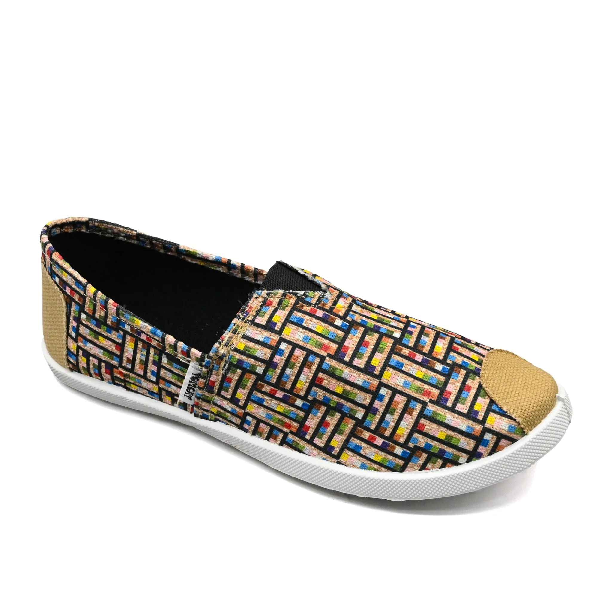 Emmy Chapisha Canvas Shoes - Ankara Blue Sport Move Rain Step