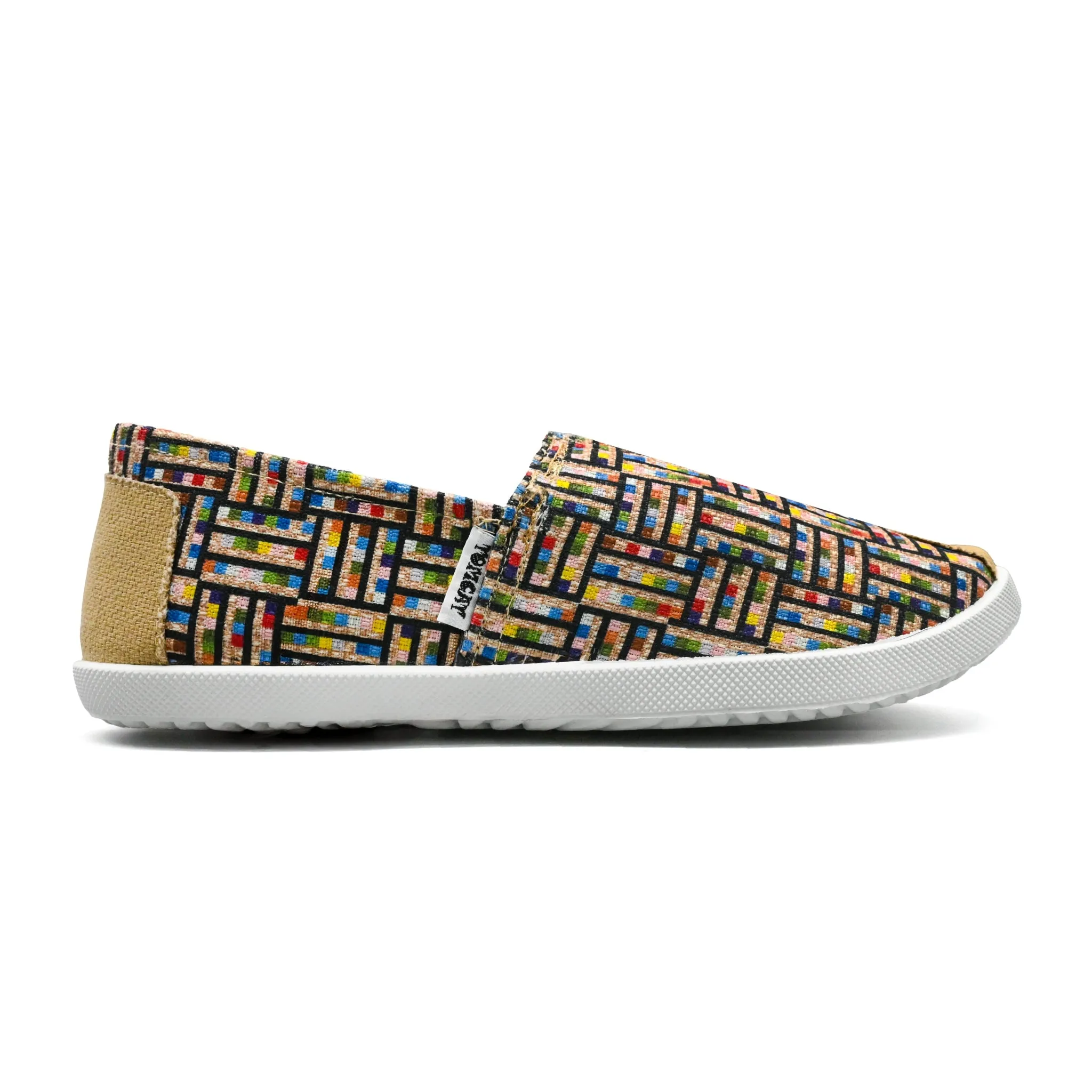 Emmy Chapisha Canvas Shoes - Ankara Blue Family Meet