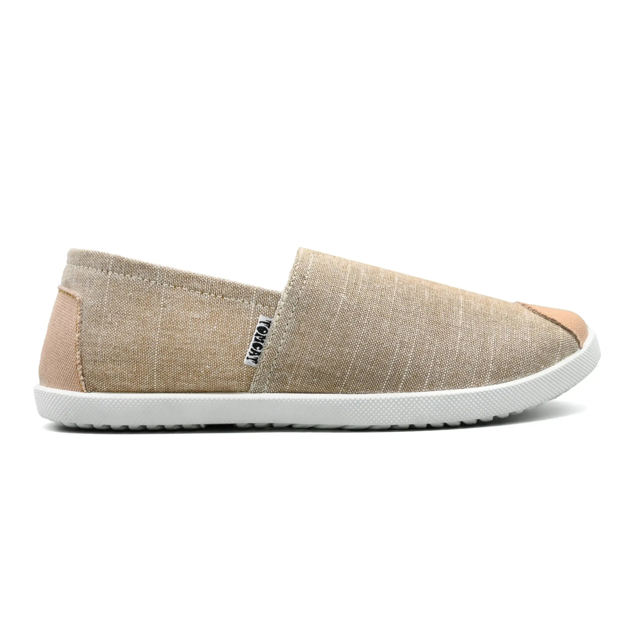 Comfy Outsole Emmy Chapisha Canvas Shoes - Beige