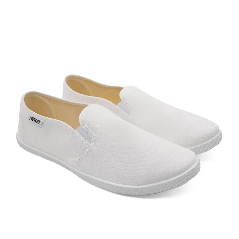 Emmy Salama Canvas Shoes - White durable soles