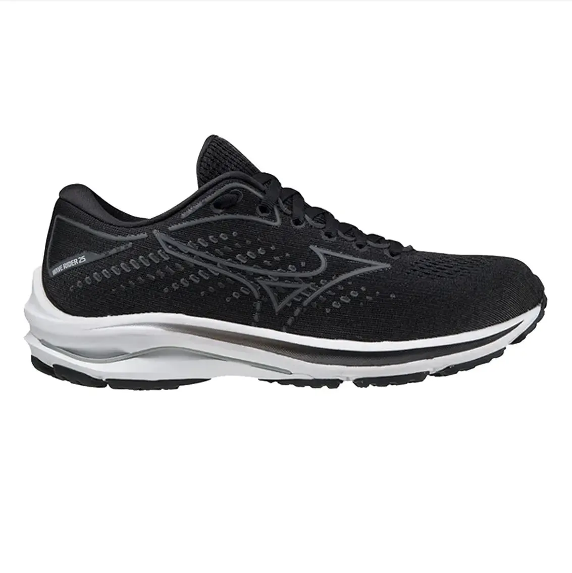 Womens Mizuno Wave Rider 25 (Wide) Autumn running style durable nylon shoes