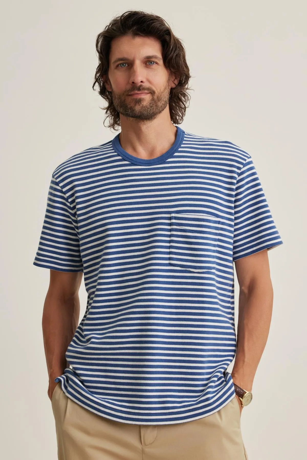 RIO THERMAL STRIPED CREW Machine washable Transitional Layer