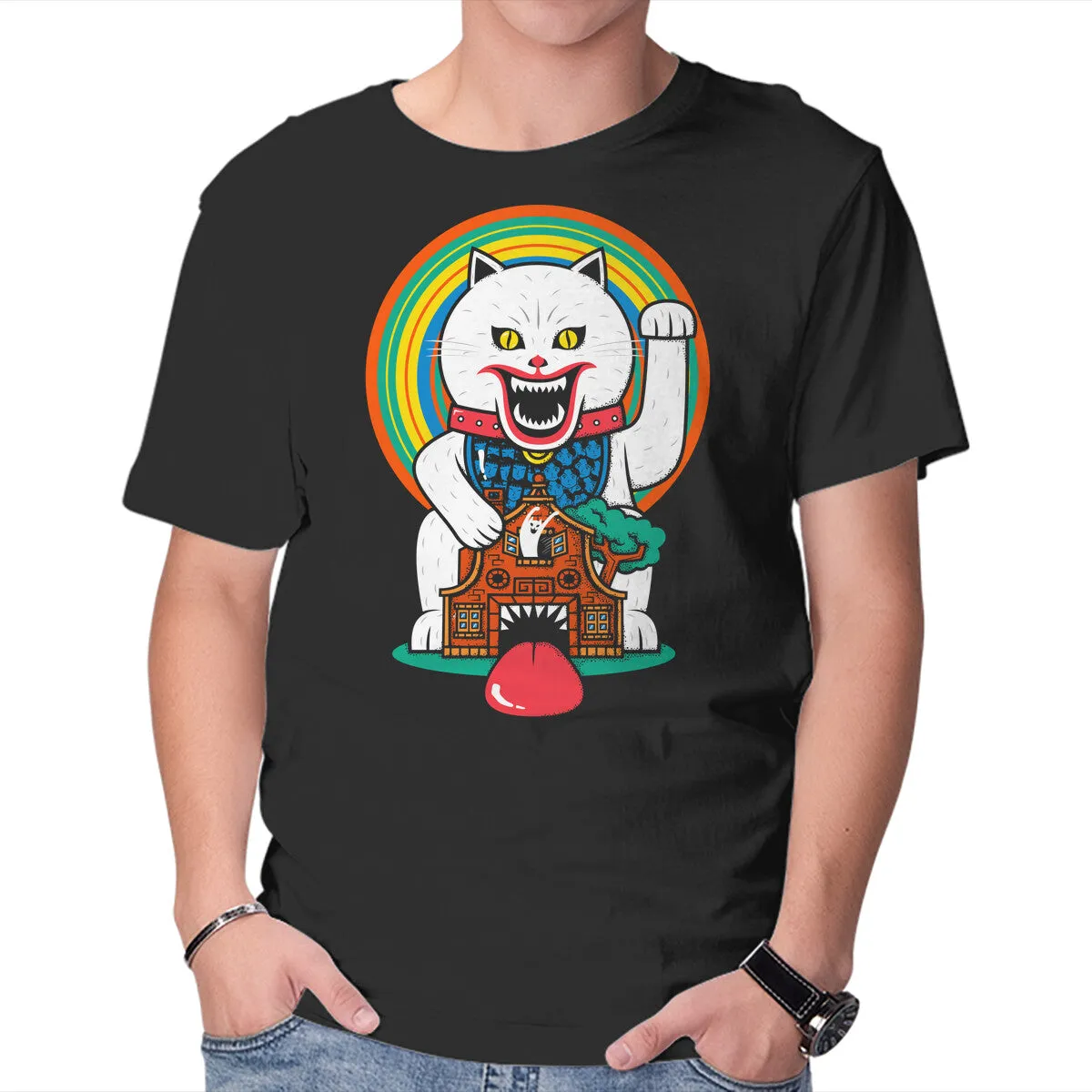 Comfy Look Wear Boat neck style Haunted Cat House