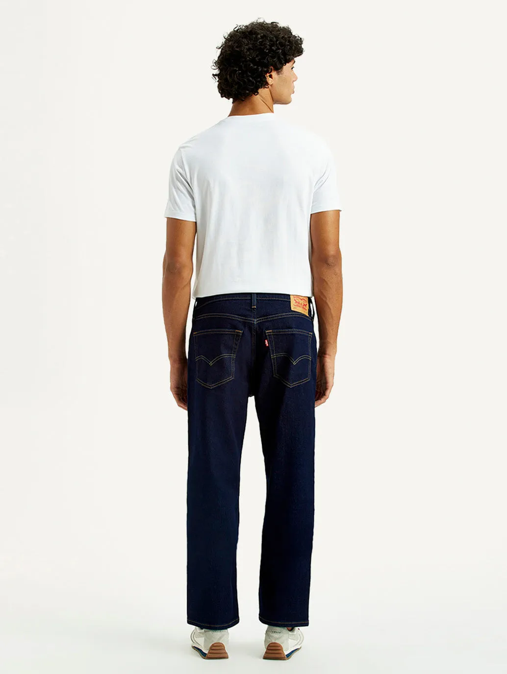 Men's 541 Navy Blue Athletic Tapered Fit Mid Rise Jeans Neutral Choice Comfy Wear