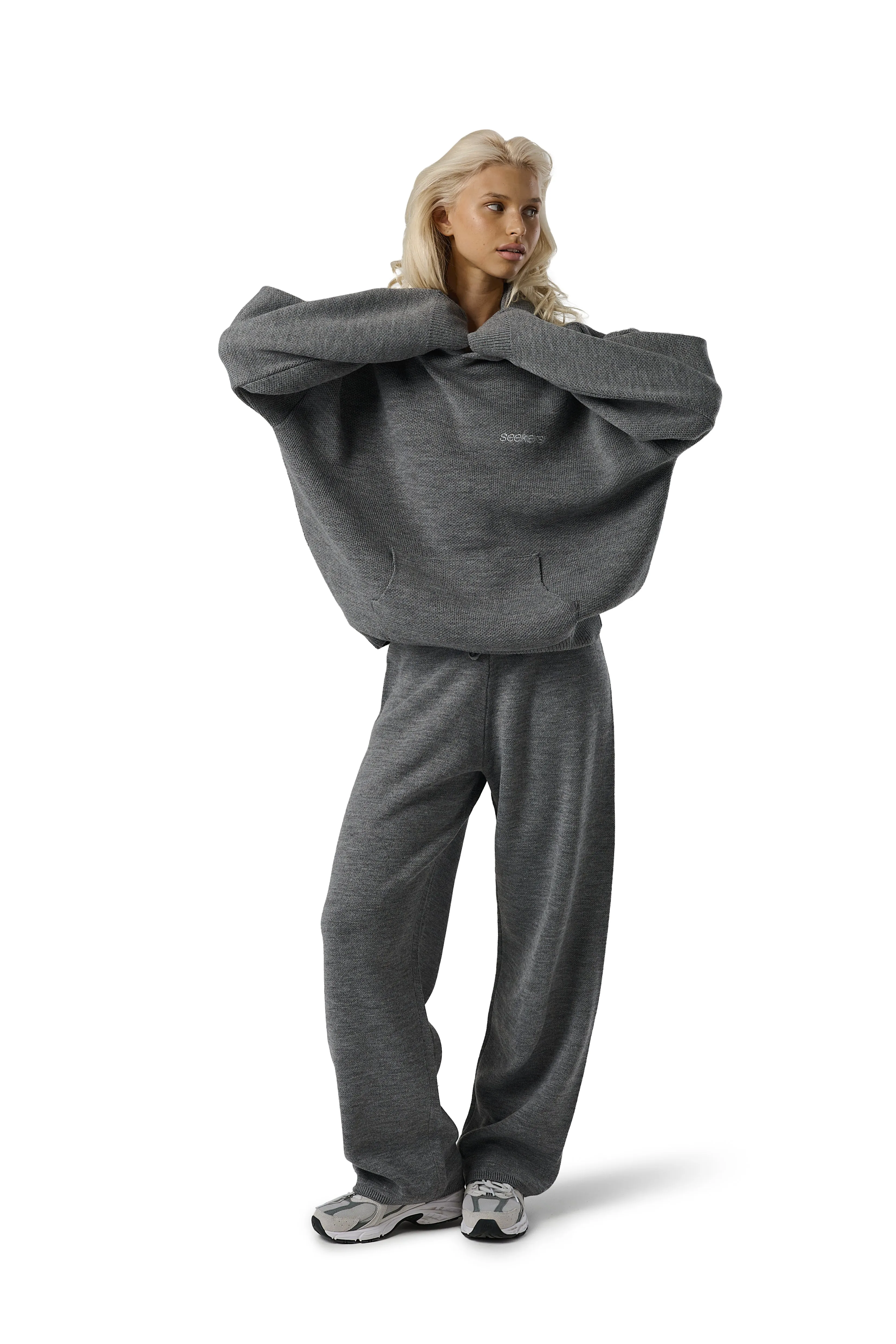 Dimensional Stability EcoFriendly Dye Seekers Knit Sweatpants in Sulk