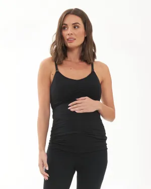 newborn ready Elastic hem Ultimate Express Tank Black