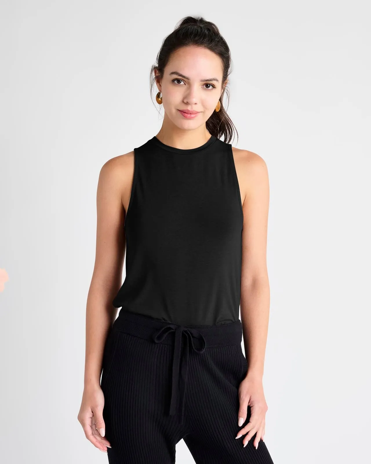 elastic waistband Comfort Stretch Bamboo Tank