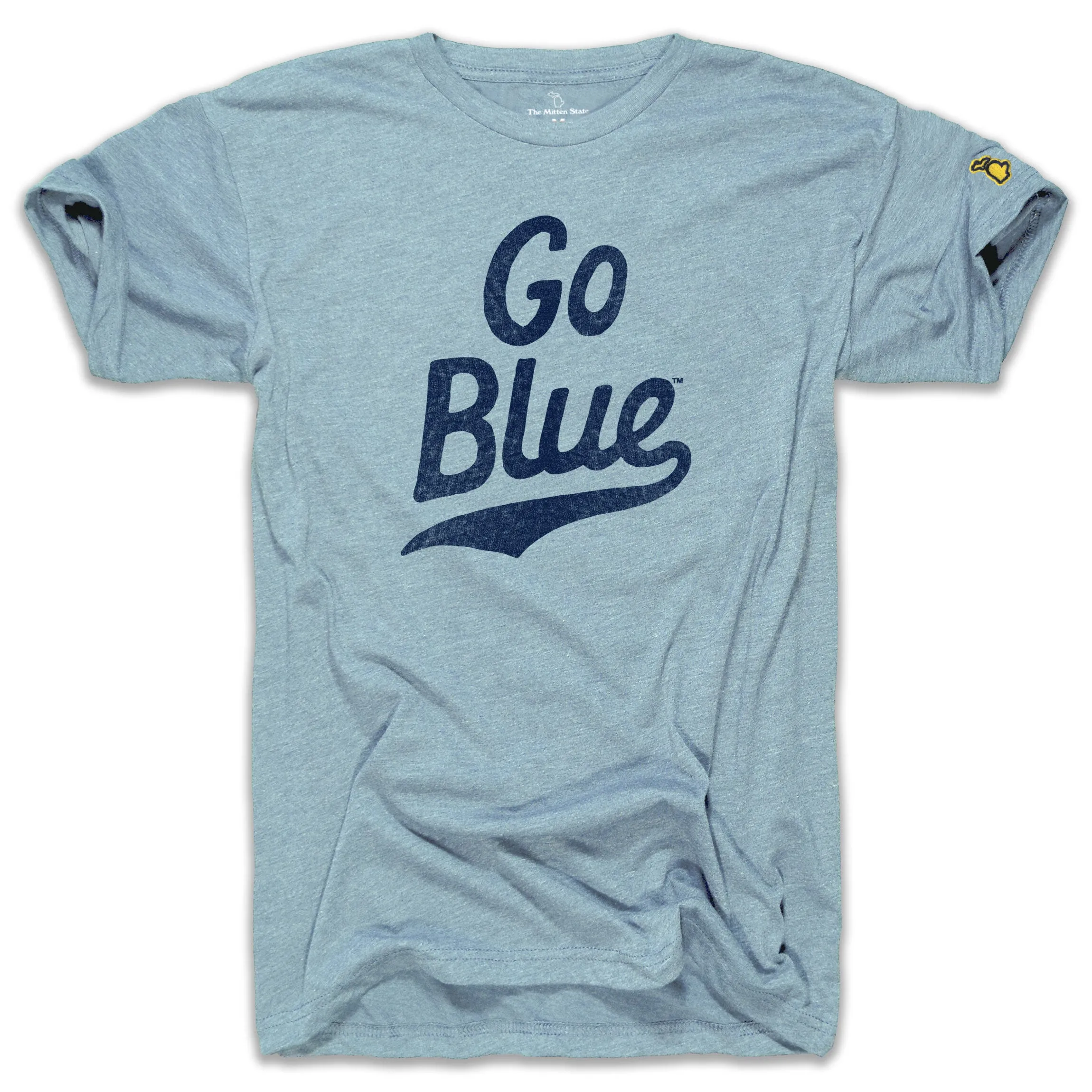 UofM - GO BLUE SCRIPT (UNISEX) Breathable fabric