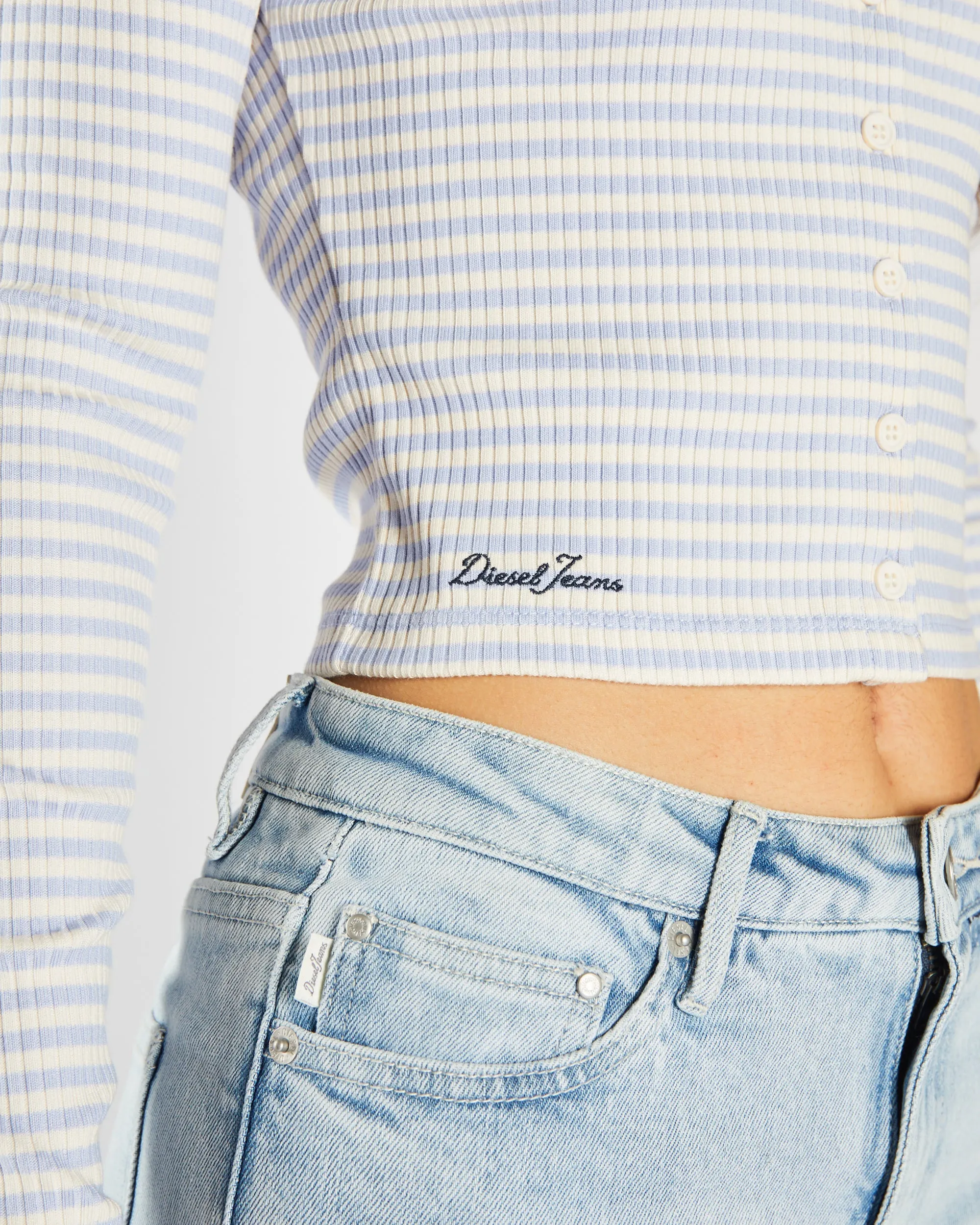 Fida Knit Periwinkle & Stone Four Way Stretch Design