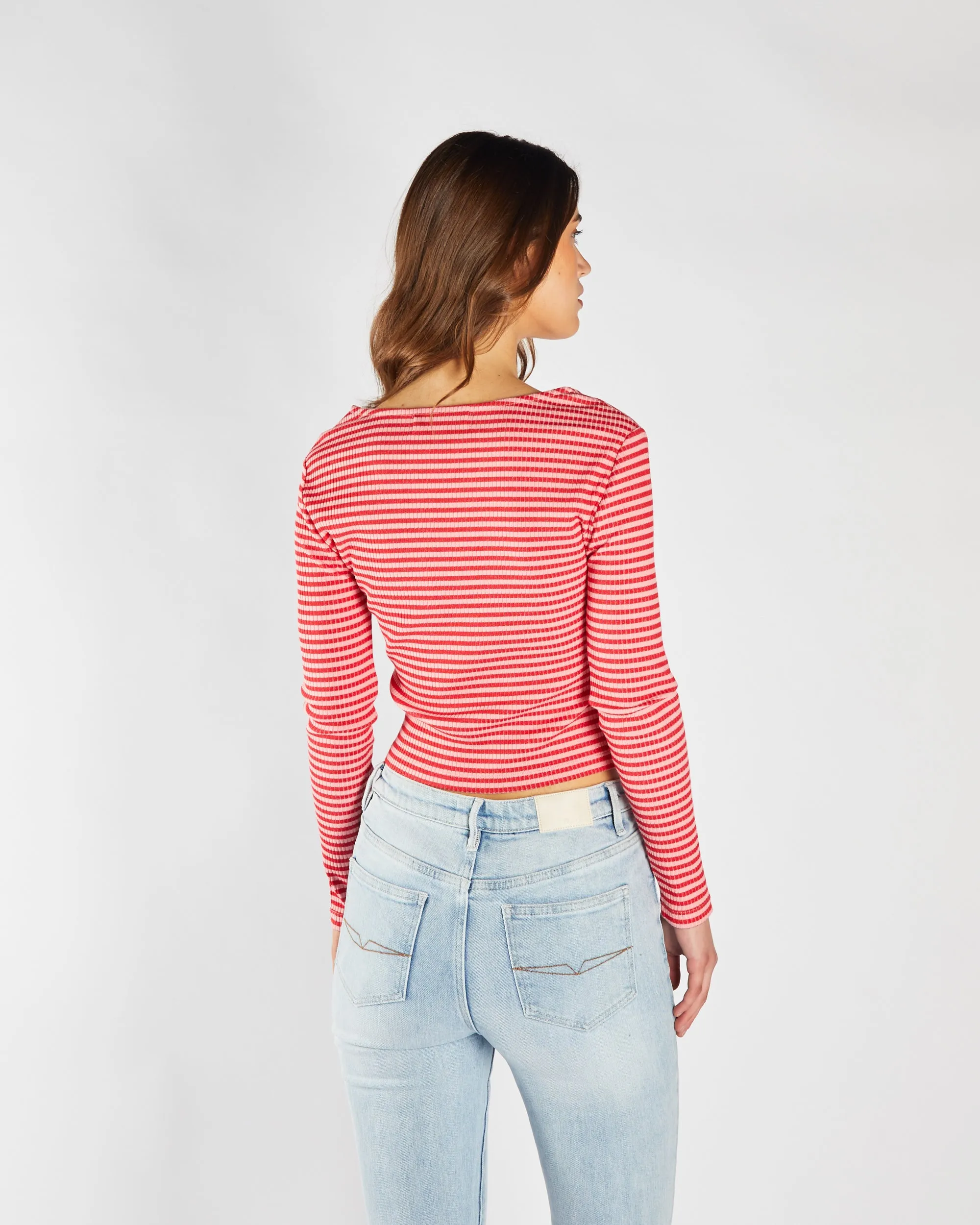 Fida Knit Pink Punch & Salsa Thermal Insulation Layer