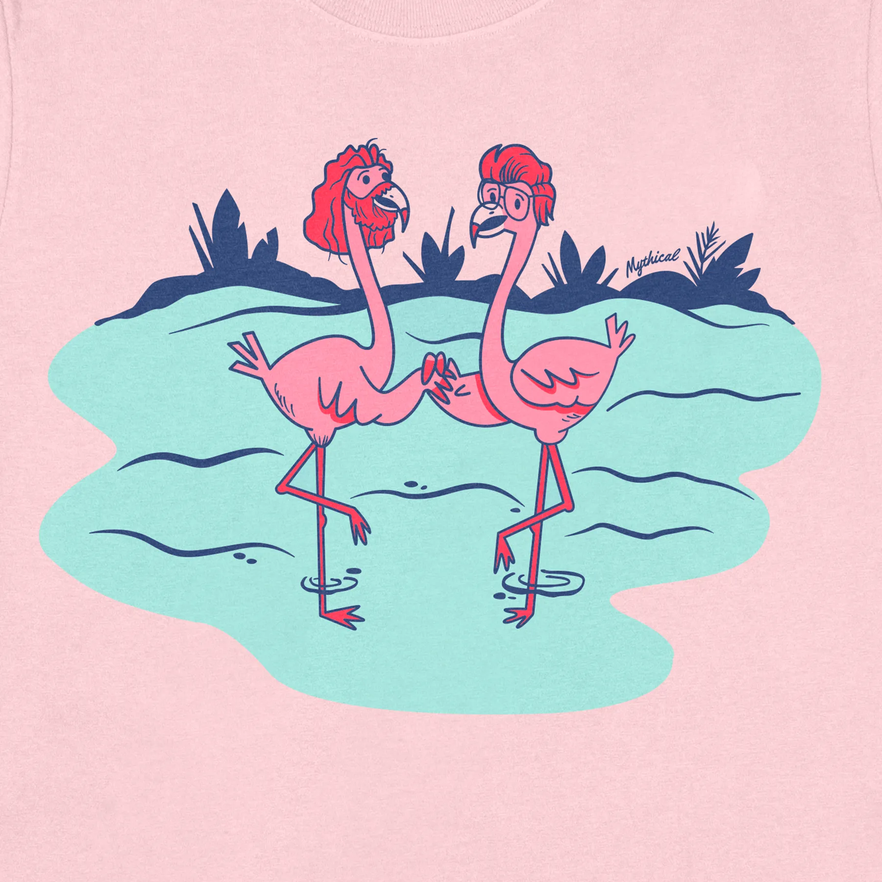 Fl-amigos Tee (Pink) SustainableManufacturing