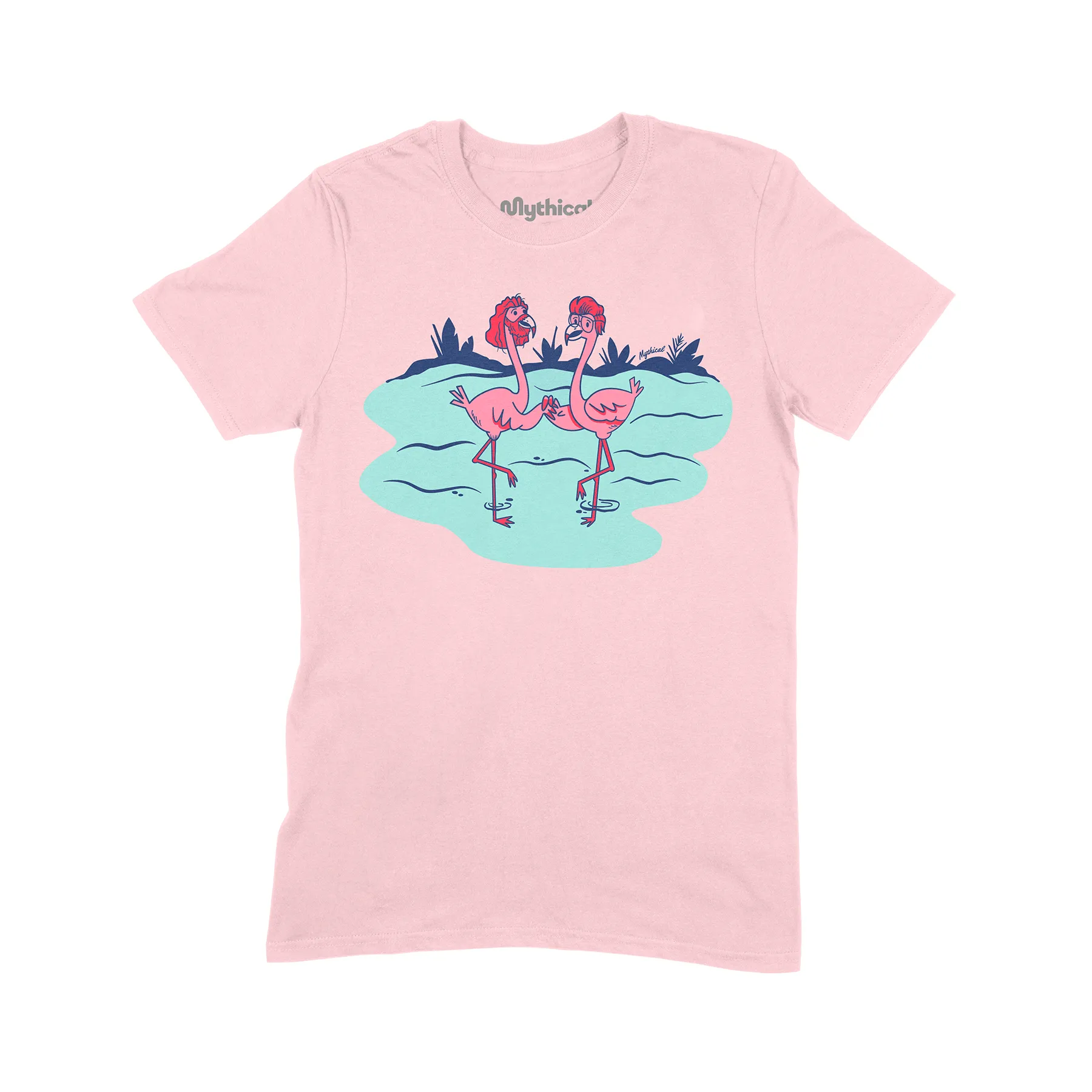 LightweightBlend Fl-amigos Tee (Pink)