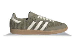 adidas Samba OG Crochet Pack Orbit Green chic aesthetic Platform Sole