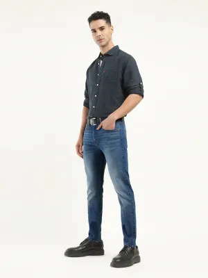 Utility Basic Men's 512 Indigo Slim Tapered Fit Mid Rise Jeans