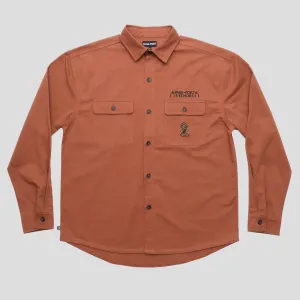 Subtle Details Pass~Port & El'more Vineyard Workers Long-sleeve Shirt - Rust