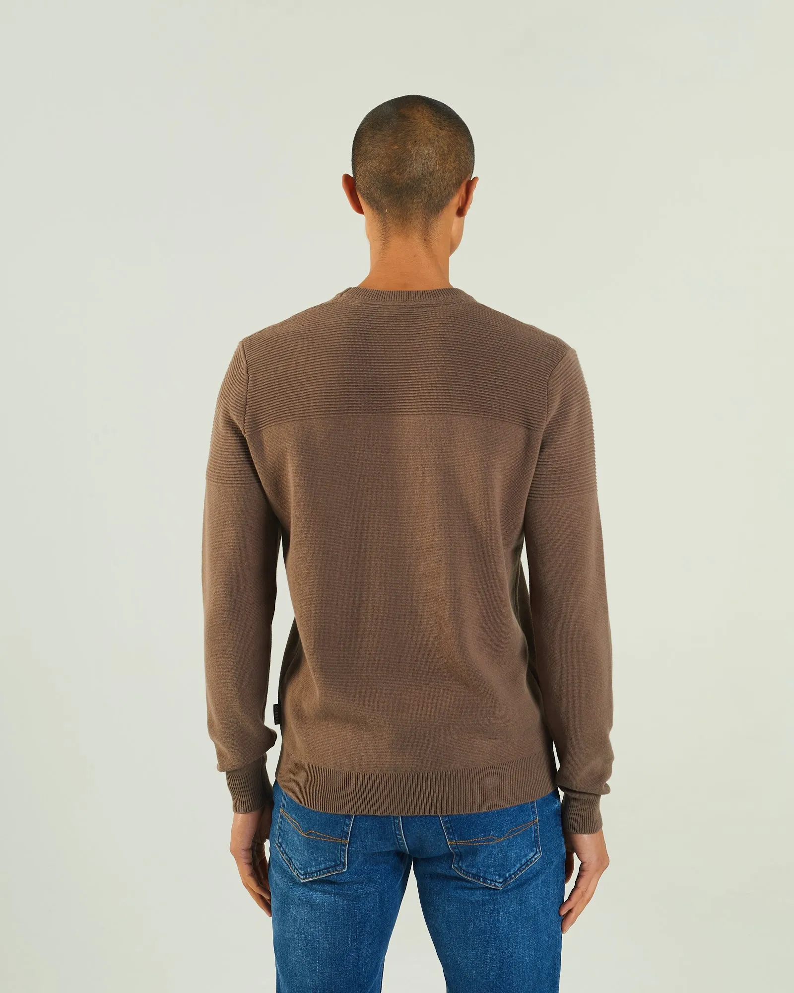 Flexible Seam Structure QuickDry Fabric Eden Sweater Siltstone