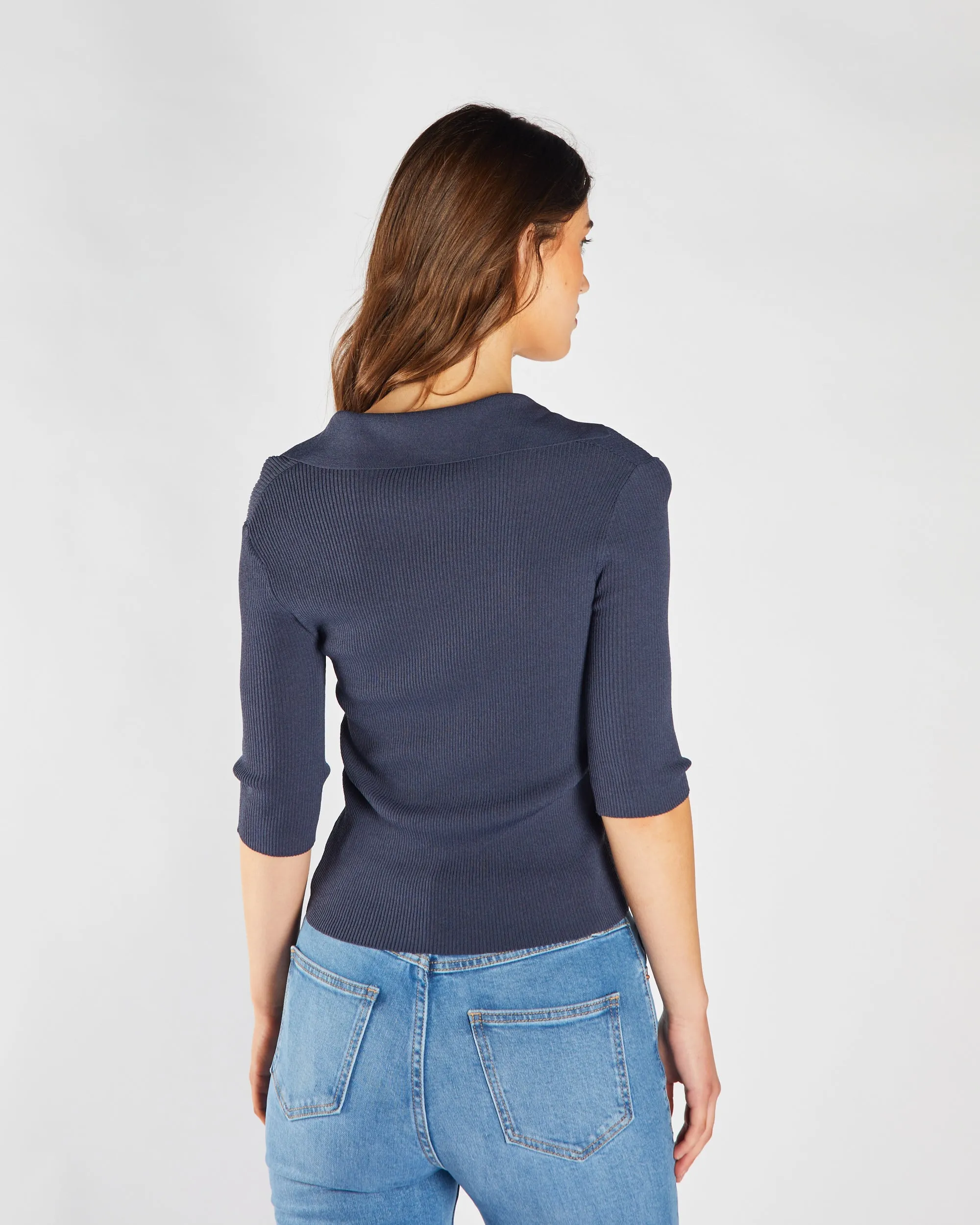 Timeless Basic Floretta Knit Blue Nights