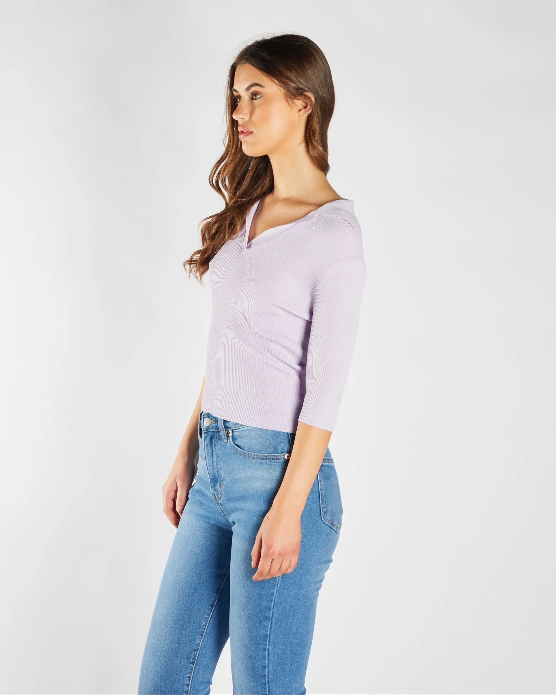 Soft Touch Brushed Surface Mood Wear Floretta Knit Thistle