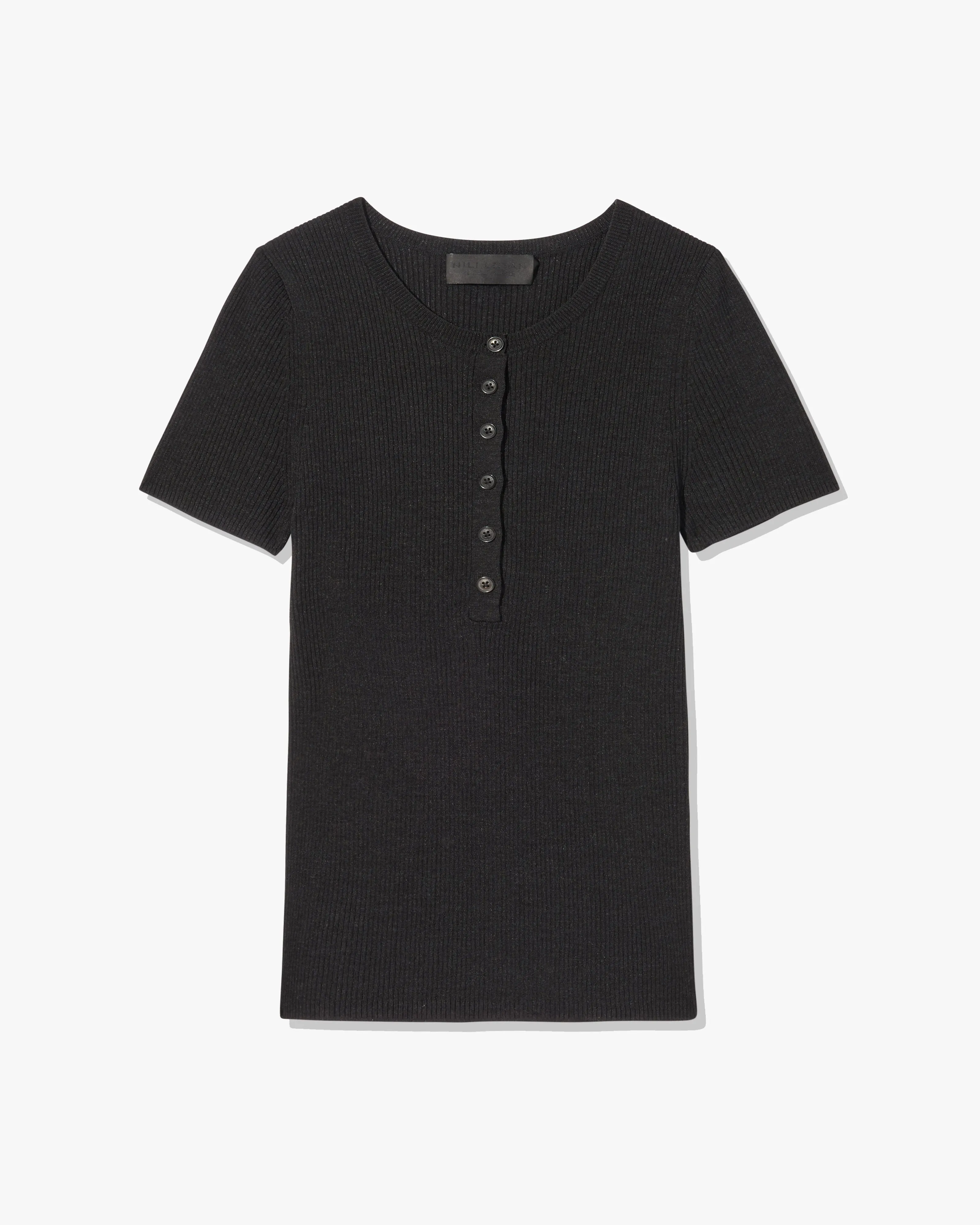 FRANCENE SILK KNIT SWEATER Twisted Cable Pattern Off-Duty Fit