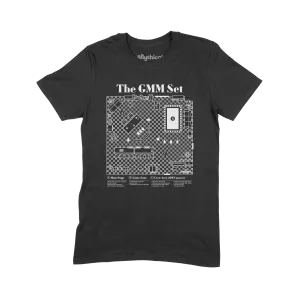 Minimalist Design GMM Set Blueprint Tee (Black)