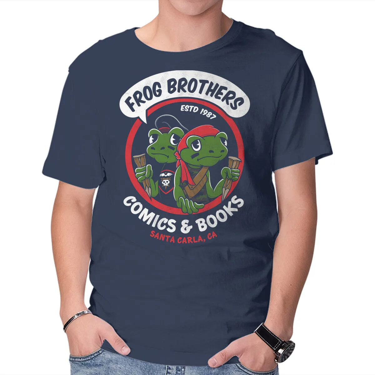 Frog Brothers Comics Relaxed Waist