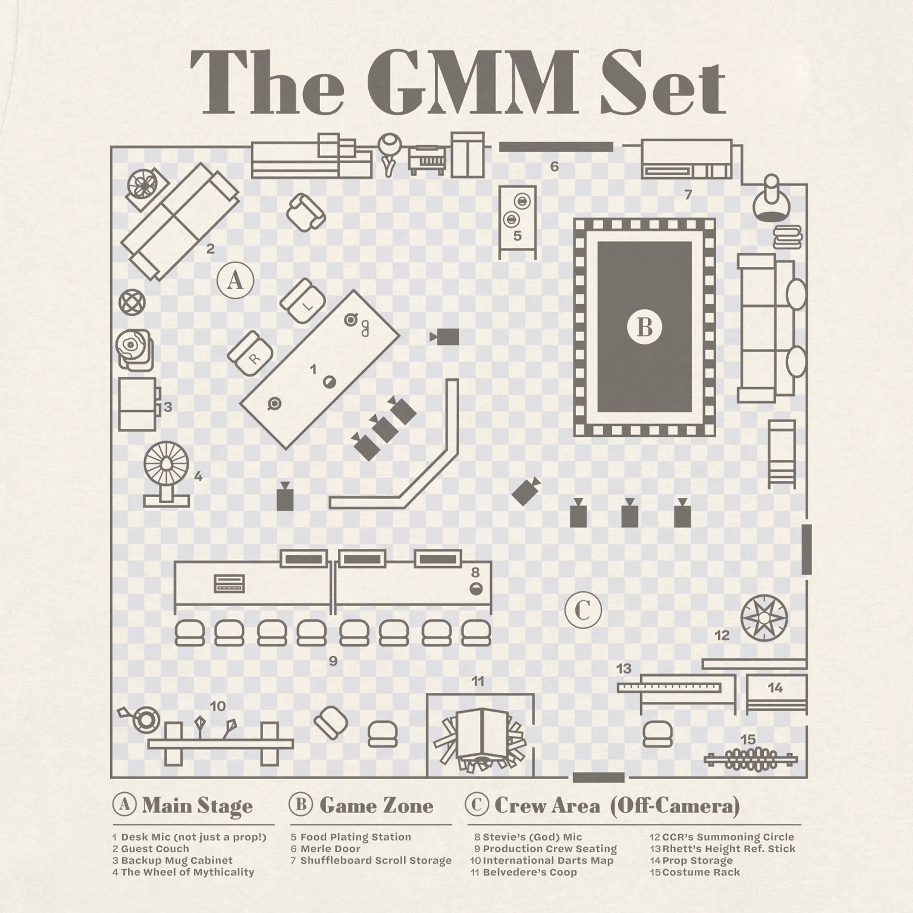 Breezy Comfort GMM Set Blueprint Tee (Ivory)