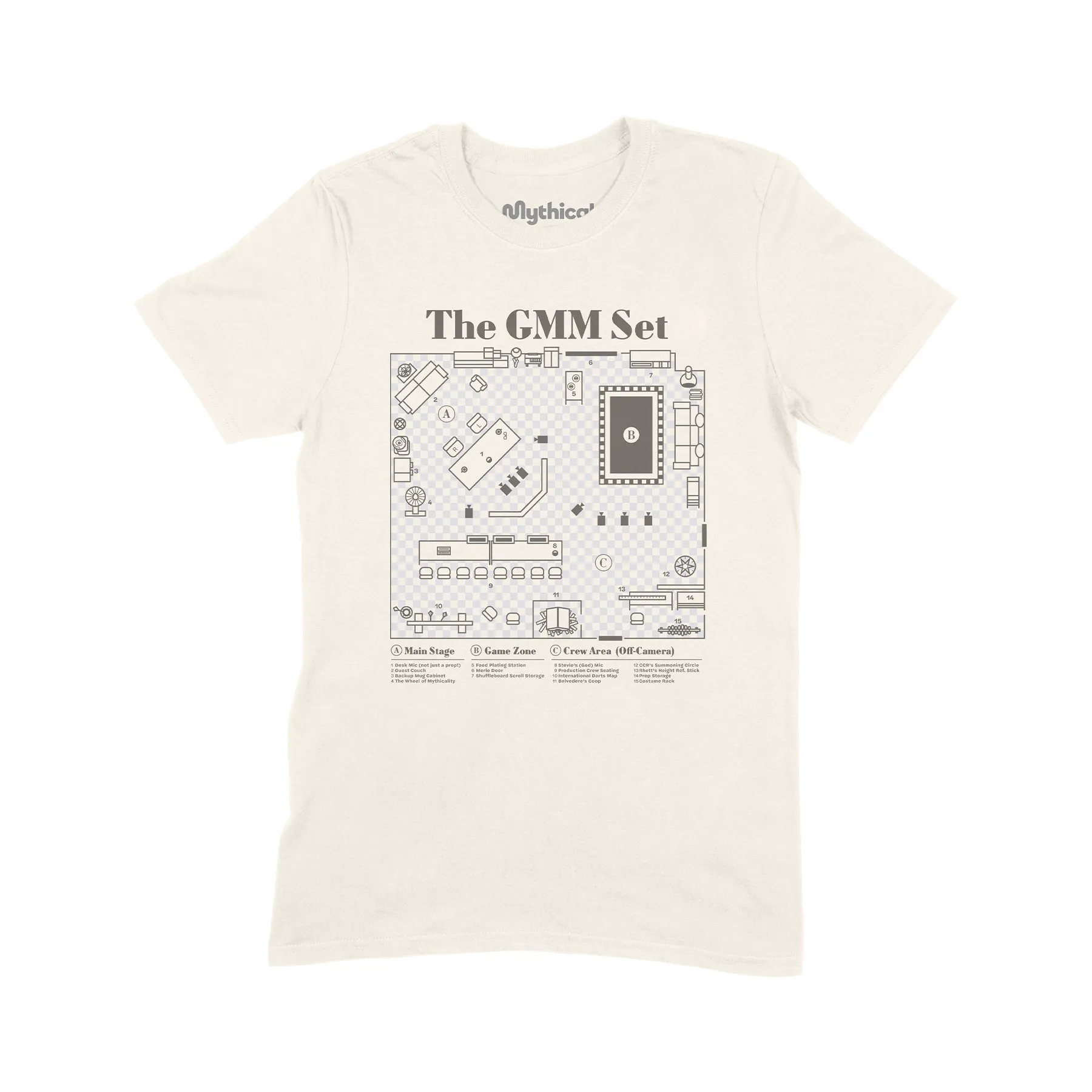 GMM Set Blueprint Tee (Ivory) Chic and Soft