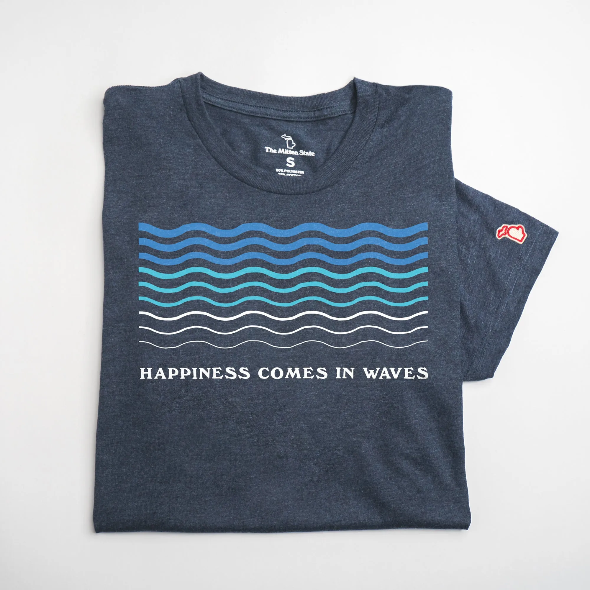 HAPPINESS COMES IN WAVES (UNISEX) Non-toxic Simple Wear