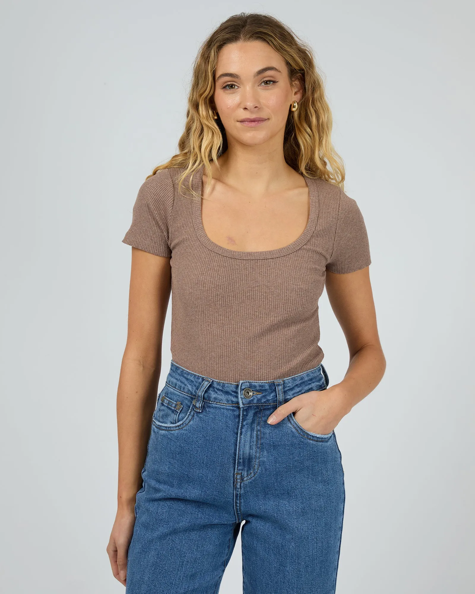 Mia Tee Brown Abstract mystery