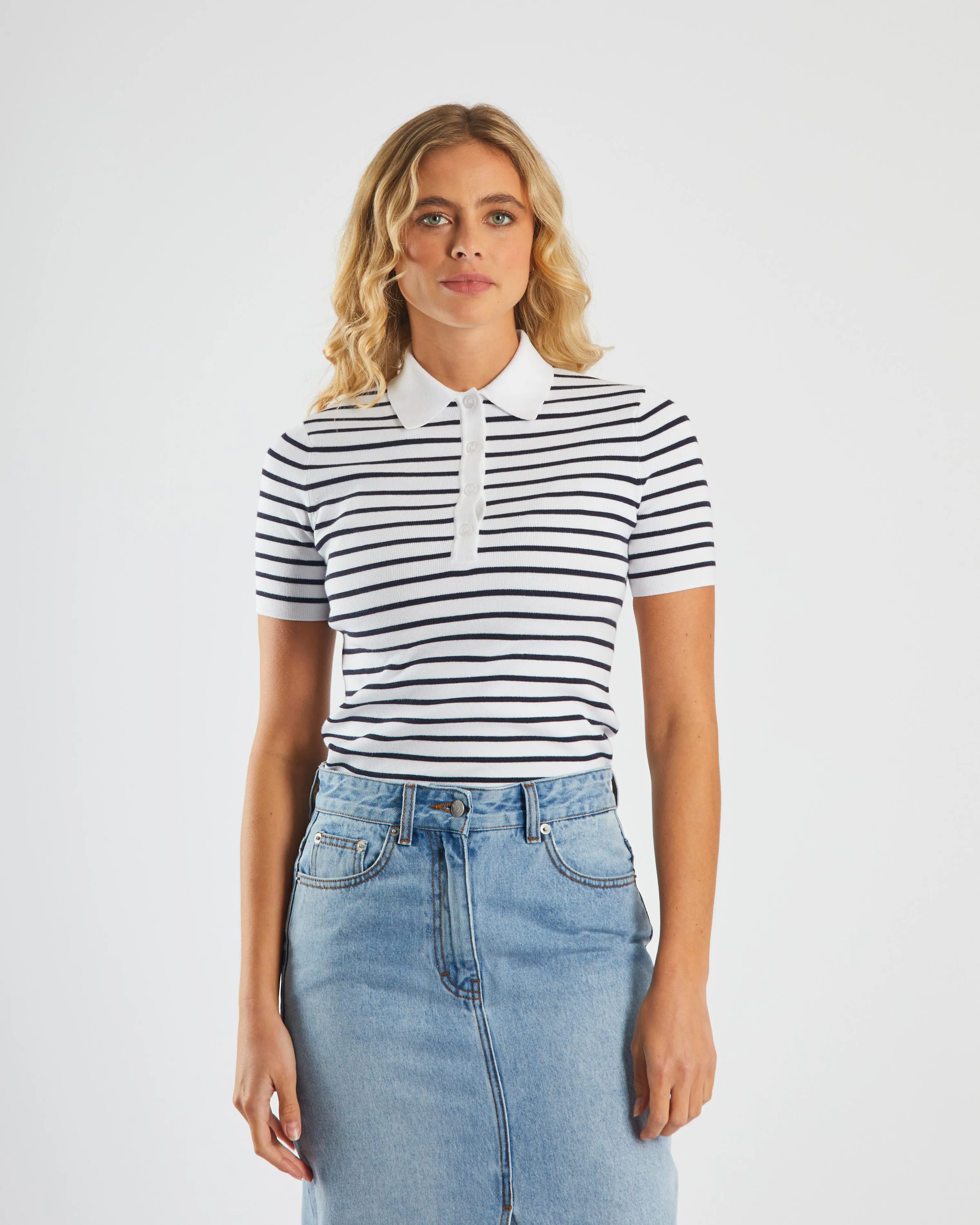 Breathable mesh lining Helene Knit Dove White