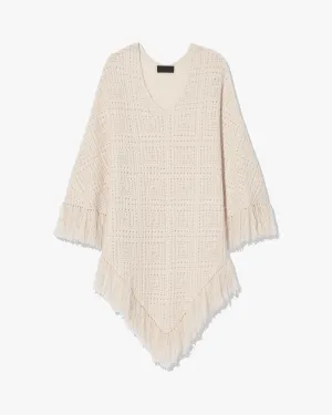BRISTOL CASHMERE PONCHO Chic Look